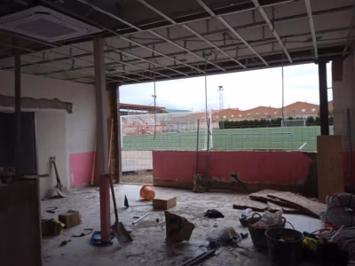 Rehabilitación cafetería y vestuarios